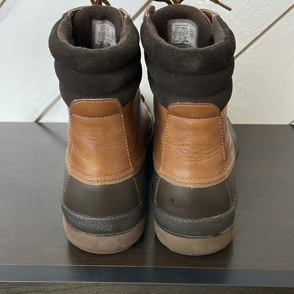 Excellent  Sperry Leather Mens 9.5 Cold Bay Boot Boots, Tan/Brown - Picture 6 of 9